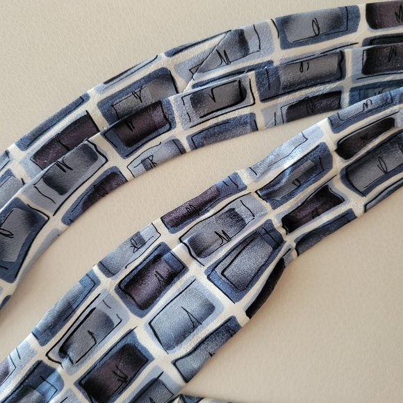 J. Garcia Silk Tie ~ Desert Storm ~ Collection Fifty-Four ~ GUC ~ Abstract Print - Picture 6 of 13